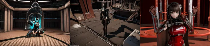 highly insanely detailed, masterpiece, top quality, best quality, highres, 4k, 8k, RAW photo, (very aesthetic, beautiful and aesthetic), desertrang3rvx,
brown gloves,
standing, upper body,
science fiction, underground facility, clean,
<lora:Desert_Ranger_v1.5:0.8>, Desert,
__lazy-wildcards/dataset/background__,
__lazy-wildcards/prompts/pose__,
âââ