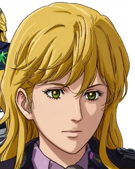 best quality,masterpiece,highly detailed,ultra-detailed, the Legend of Galactic Heroes LOGH p,logh
LOGH P, 1girl, solo, blonde hair, white background, long hair, necktie, bangs, simple background, green eyes, fake screenshot, looking down, (full body:0.7), uniform
<lora:LOGH_N_v02:1>