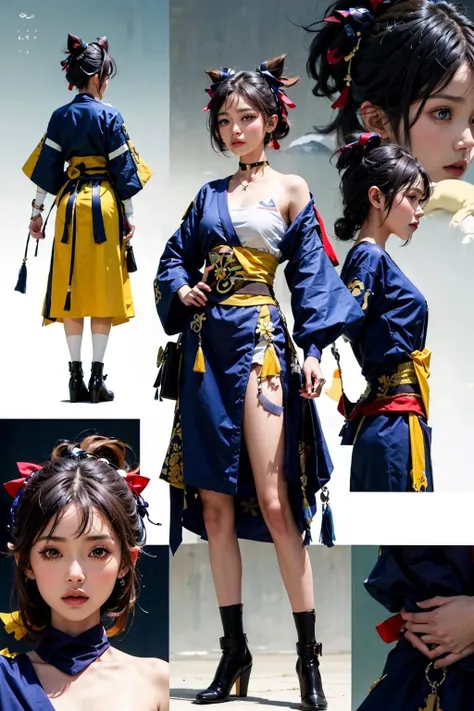 random pose,8K raw photo,Best quality,masterpiece,ultra high res,1girl,looking at viewer,<lora:genshinfull1:0.9>,(yoimiyadef),<lora:reference sheet-model sheet:1>,reference sheet,model sheet,, random pose, 8K raw photo, Best quality, masterpiece, ultra high res, looking at viewer