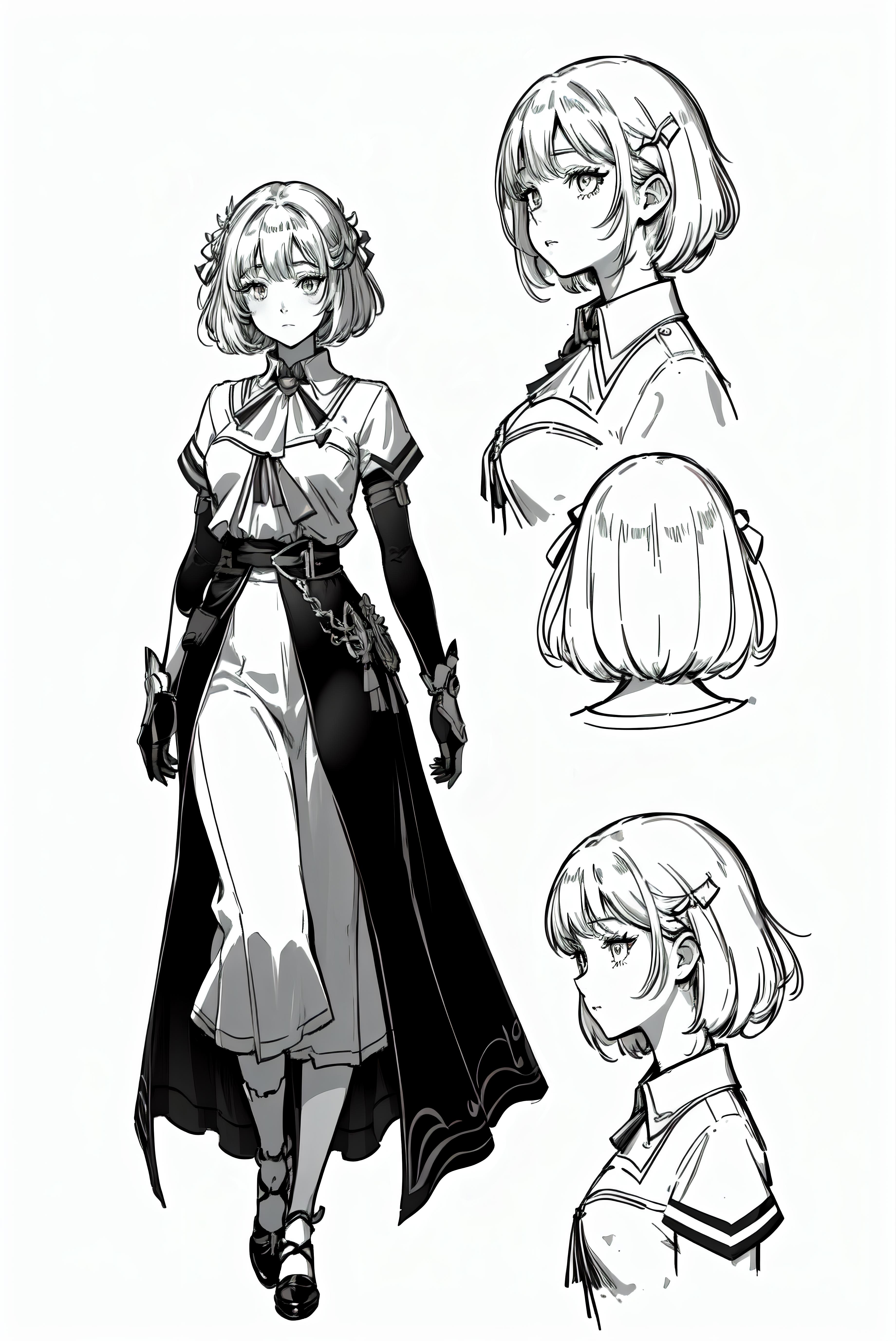 A Drawing Of A Woman In A Long Dress And A Man In A Long Coat SeaArt AI A drawing of a woman in a long dress and a man in a long coat seaart ai