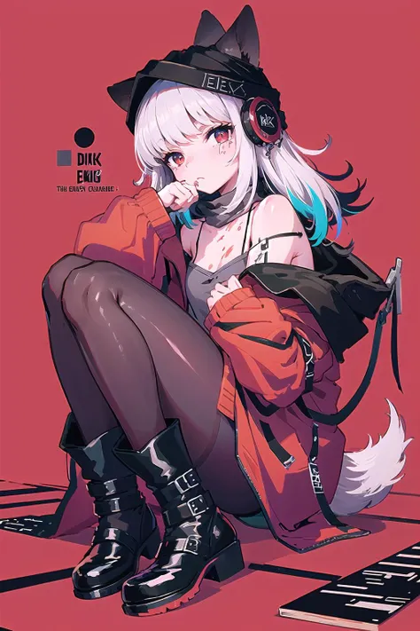 1girl,excellent lighting, sidelighting,(curvy:1.2),origin, 1girl, solo, pantyhose, boots, tail, long hair, black footwear, looking at viewer, sitting, off shoulder, red jacket, knee pads, fox tail, from side, off-shoulder grey shirt, bare shoulders, grey shirt, fox ????, black pantyhose, red background, ,(Highest picture quality), (Master's work), (Detailed eye description), (8K wallpaper),(Detailed face description),(flat color:1.3),(magazine_cover:1.4),(multicolored_background:1.3),striped_background,card_background,mixed-language_text,dvd_cover,cover page,looking at viewer,full body, industrial_pipe,rust,(warning sign:1.2), (caution tape:1.3), (expressionless),midriff,beautiful detailed collarbone,
((masterpiece)), (((best quality))),((beautiful detailed eyes)),(eyelash),1 girl,Shiny skin,oil,small breast,short hair,white hair,Dark eyes,Bloody Scar,Fallen Angel,Satan,Demon God,blood eyes,Bloody Body,extremely detailed CG unity 8k wallpaper,masterpiece, ((ultra-detailed)), ((illustration)),colorful,wallpaper,despair,Crying Dead,Rotten Corpses,Unknown terror,death,Pride,Wrath,Sloth,Greed,Envy,Gluttony,Lust,Wings of Six Fallen Angels,Unspeakable terror,black sun,black hole,Antireligious,cross,Do not touch,serious
,((best quality)),(((((masterpiece))))),Amazing,extremely detailed CG unity 8K wallpaper,highly detailed, finely detail,ultra detailed,(((doujinshi))),artbook,shining ,Delicate face,beautiful detailed sky,cinematic lighting,cinematic shadow,dramatic angle,depth of field,lens_flare,light_rays,light_particles <lora:frostleaf-pynoise-000008:1>