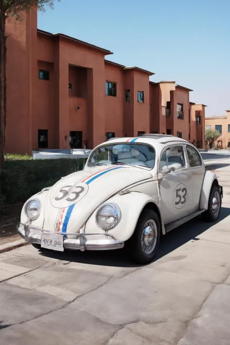 <lora:Herbie_v1:1> clean reflective vwhrb, (Abstract Architectural Elements:1.2)