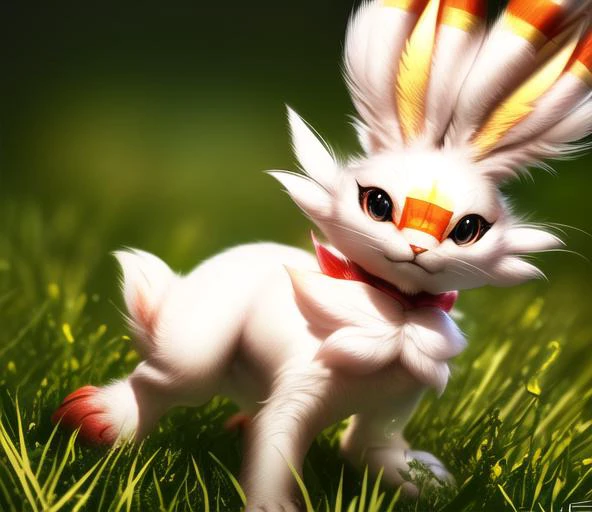 rabbit, arvalis, fur detail, stylized, (beautiful texture) solo, pokemon, ((rj palmer)), scorbunny, whiskers, fur, no humans, realistic, detailed, hi res, nature background,  grassy, photography style, hd, depth of field,<lora:rj palmer-000005:0.87>