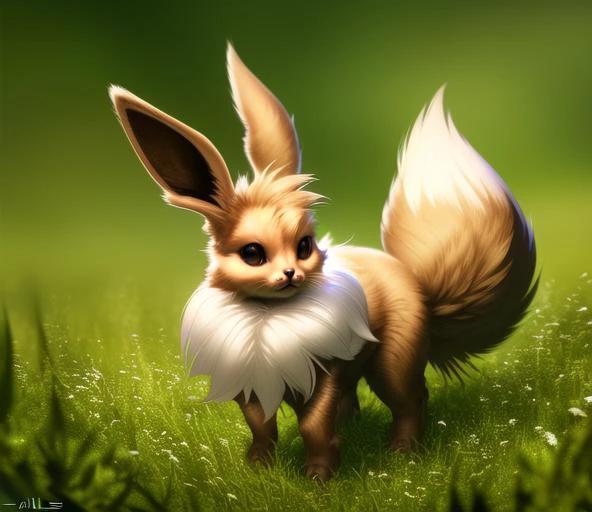 canid, arvalis, fur detail, stylized, (beautiful texture) solo, feral, pokemon, ((rj palmer)), eevee, whiskers, fur, no humans, realistic, detailed, hi res, nature background,  grassy, photography style, hd, depth of field,<lora:rj palmer-000005:0.87>