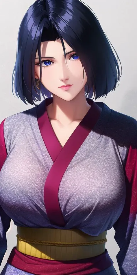 <lora:MyungV2:0.8> myung_fang_lone, huge_breasts, standing, solo, kimono, masterpiece, best_quality, detailed_face, detailed_eyes, highres, beautiful, detailed, absurdres,
