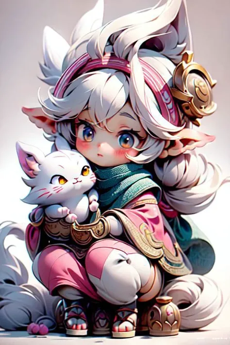 pink,cute pet,Illustration cartoon cute art style,HD,Gentle art style,Enhance art style,((masterpiece)),original,rich details,extremely exquisite,red theme, <lora:\N_V1.0 (1):0.8>