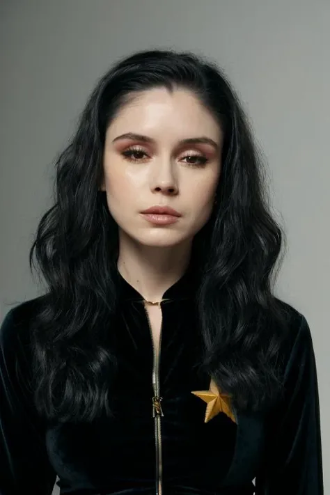 st4rl1ght, face, black velvet shirt <lora:st4rl1ght:1>