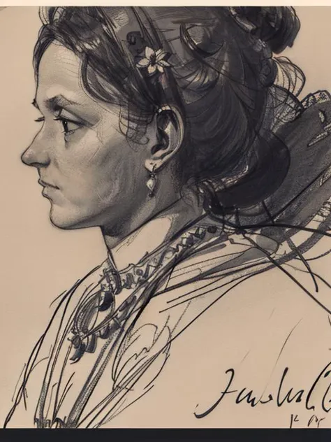 monochrome,traditional media, signature, greyscale, profile, graphite (medium), realistic, sketch, , {{illustration}},{{{masterpiece}}},{{best quality}},{High resolution}, hignity 8k wallpaper,{{intricate detail}},{highres}, {{{masterpiece}}}},illustrationfrills, bestquality, detailed eyes,extremely detailed 8k wallpaper,highres,beautiful,1girl,highly detailed eyes,dress, necklace, hair flower,full body shot, high close up, center frame, sharp focus, looking at viewer,moon,young, <lora:men:0.8>