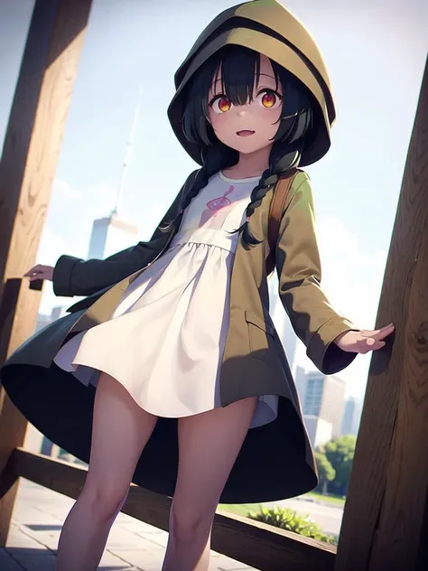 1girl, solo,(best quality),(masterpiece:1.1), full body, looking_at_viewer, dress, dynamic angle, cute, clear facial skin,