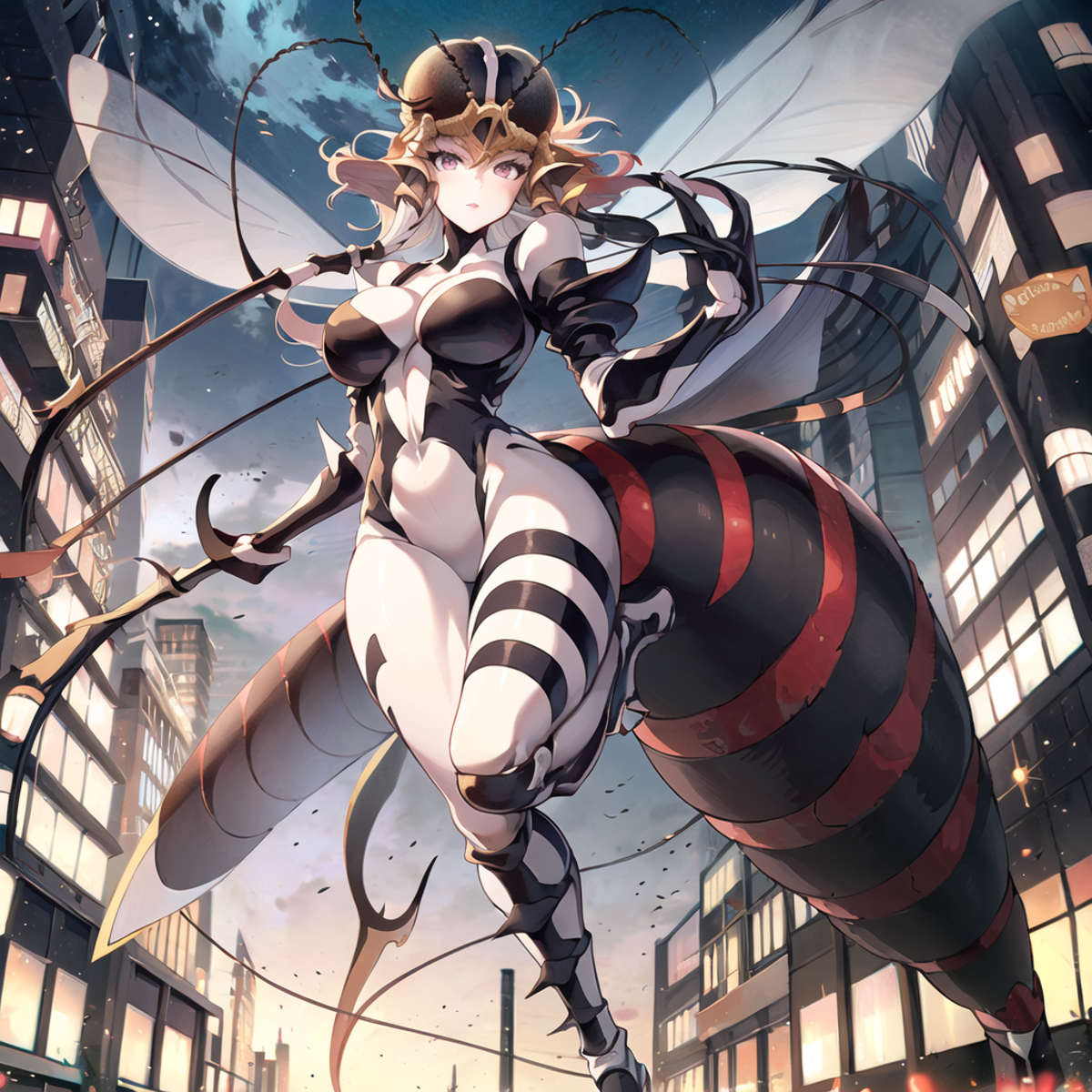 Mosquito monster girl from (one punch man). 