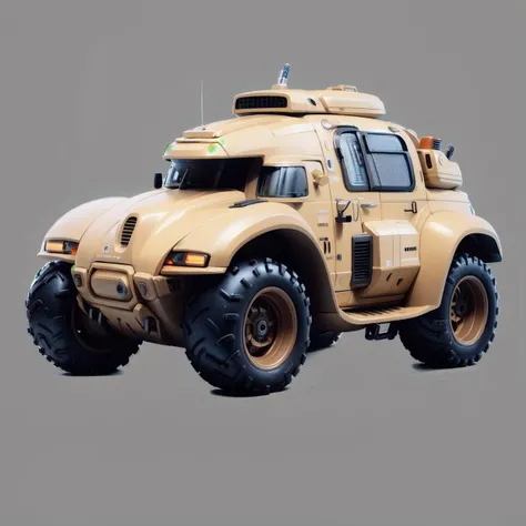vehicle, game project design, sci-fi style, tank, no man, vehicle focus, motor vehicle, , wheels, ground vehicle, science fiction, complex tires, gradient background, gray background<lora:Vehicles:1>