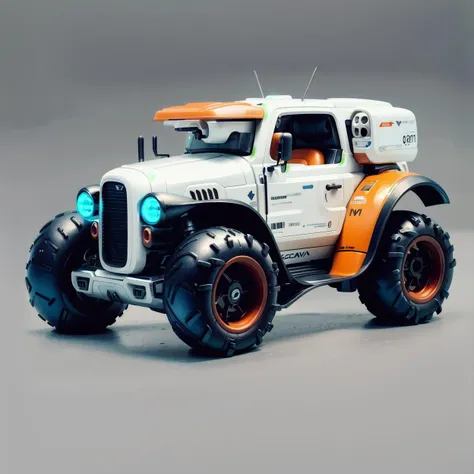 vehicle, game project design, sci-fi style, complex mechanical structure, no man, vehicle focus, wheel, mechanical device, ground vehicle, gray background, gradient background, glowing mechanical switch<lora:Vehicles:1>