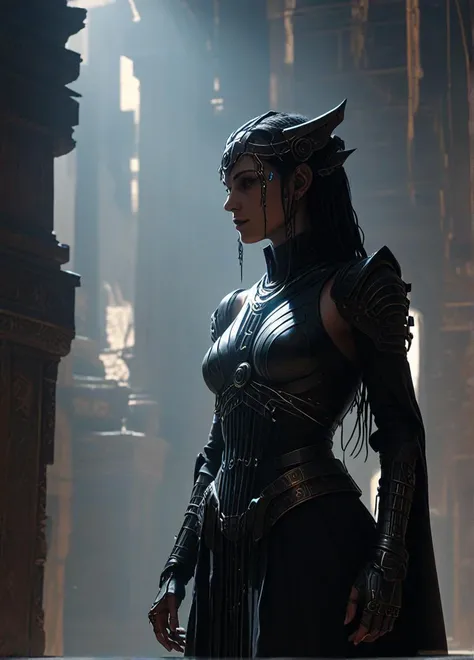 ancient jewish cyborg witch, ancient cyberpunk temple, atmospheric light, light rays,
<lora:linquivera:0.8> linquivera, liiv1