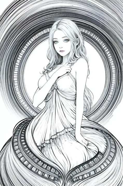 (18 years old girl),(Best quality details:1.2),realistic,8K UHD,High definition,(1girl:1.2),Ultra Detailed,High quality shadow,Detailed beautiful delicate face,Detailed beautiful delicate eyes,<lora:animeLineartMangaLike_v30MangaLike:0.8>,look at viewer,lineart, monochrome