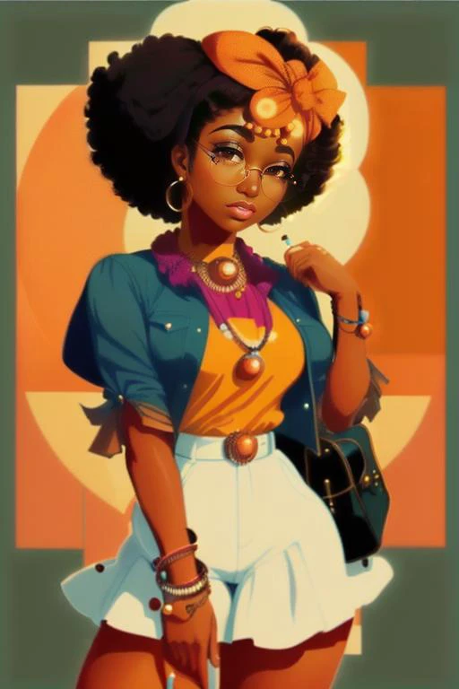 african american woman, educated, dreamer, beautiful <lora:MetroChic:1>
