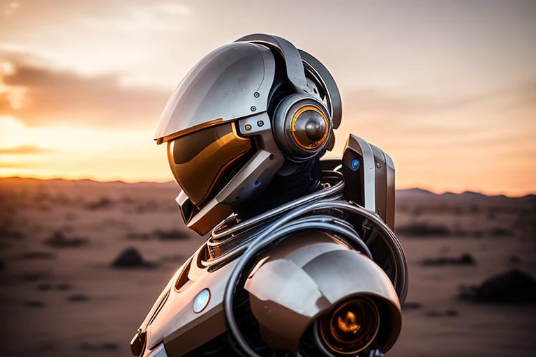 +dvMech style, future spaceship pilot, portrait, 85mm, f1.8, close up, dvMJv4, photo realistic, spacestation background, dramatic sunset lighting, shadows, subtle details, diffusion, highlight blooming, low contrast, desaturated
