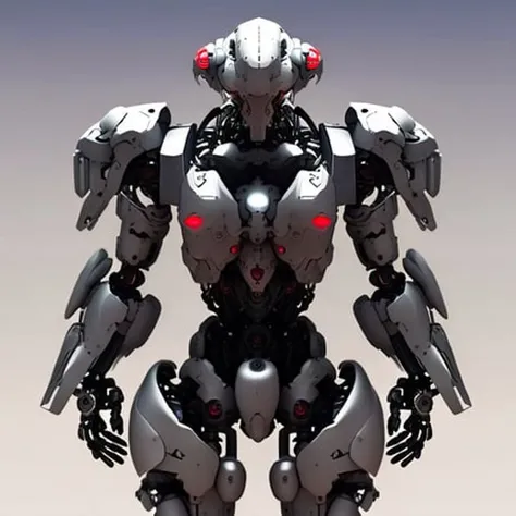 dvMech style, robot armor, sleek power armor, mecha