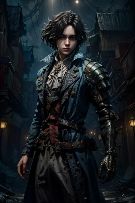 (masterpiece, best quality:1.3)
<lora:epi_noiseoffset2:1> <lora:add_detail:0.7> <lora:LiesPinoccio:0.8>
LiesPinoccio, 1boy, solo, Gloomy, Crumbled Architecture, Tattered Armor, Gloom-Infused Atmosphere Tentacles, Diffused lighting, Diffused lighting, Space Background, Human