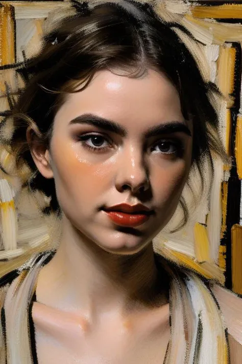 shot from a Dutch angle, classical art (close up on face:1.2) painting of (DEN_alisya_soa), oil painting style, white diaphanous dress, (academic art), Abs, perfect body, ultra detailed face, Detailed lips, Fine Eyes, Double eyelidm, (seductive), ((Aroused: 1.5)), Medieval aesthetics, sharp focus, intricate details, highly detailed, depth of field, sharp focus, High detail, impressionism, Detailed oil painting, glazing, tenebrism, Scumbling, oil painting, Baroque style, by Rembrandt, By Artemisia Gentileschi, p0rn epiCRealism <lora:diaphanous_dress-1.0-full:0.845> <lora:fechin:0.875> <lora:speedy1p5:1>