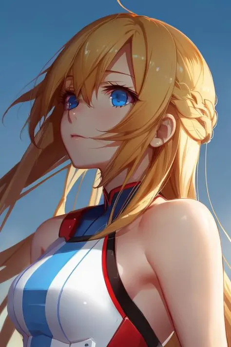 1girl,anime,blond hair,blue eyes,upper body, masterpiece,best_quality, simple background,    <lora:ASK_v2-000009:1>