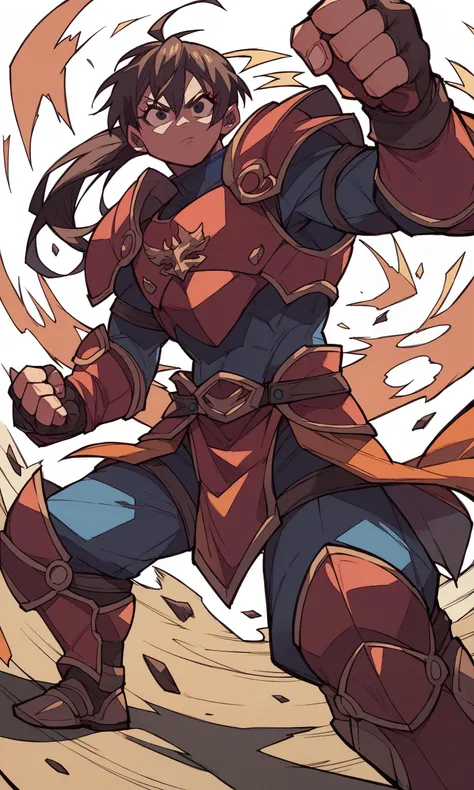 score_9, score_8_up, score_7_up, score_6_up, score_5_up, score_4_up, (source_anime),  <lora:[GP]Yaya hiyayaka style2 [Pony XL]:1.0>
1girl, full armor, fighting stance,
