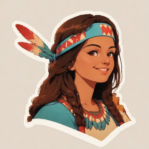 masterpiece, best quality, highly detailed, score_9, score_8_up, score_7_up, score_6_up,
BREAK
(score_9, score_8_up, score_8, source_anime), (stickers, outline, transparent background), 1girl, 23yo, Native American, brown hair, long hair, smile, brown eyes, feathers, headband, medieval
(concept art, digital art, realistic)
<lora:90s4n1m3XLP:0.7> <lora:xl_more_art-full_v1:0.8> <lora:stickers:1>