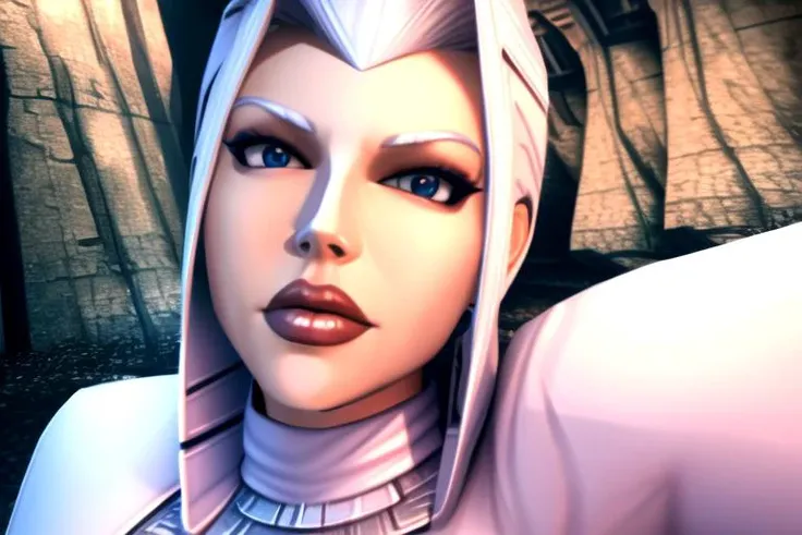 masterpiece, best quality ,briannathehandmaiden,selfie <lora:kotorv2:1>