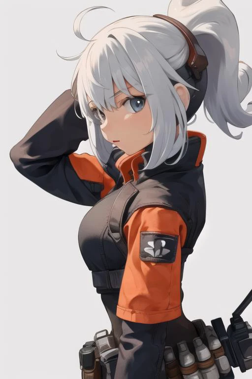 ((Medium-Shot)),((Medium-Shot)),female, 1girl , solo, (30yo woman:1.1), <lora:Ashe_MegaMan_ZXA_V:0.95>