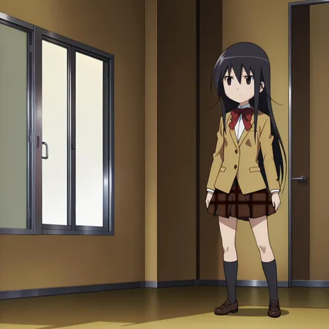 <lora:ShinoAmakusaXLpony001>,
expressionless,chibi,|_|,
solo,
ShinoAmakusa,1girl,black hair,long hair,black eyes,
school_uniform,bowtie,
plaid skirt,
black socks,
indoors,
full body,
