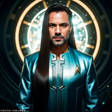 man, har1zmovich, messiah, (with long straight hair:1.2) , wearing ancient chinese clothes, zen, high detailed background, cinematic lightning, good rays, (full body shot:1.2) <lora:harizmovich:0.9>, Style-GravityMagic, (startrek theme:1.1) embodied star constellation, spiritual, capricornus, esoteric, interstellar power, stars, bright lights, consciousness, cosmic space background <lora:duobackground:0.4> fantasy, cyberpunk city, RAW candid cinema, 16mm, color graded portra 400 film, remarkable color, ultra realistic, textured skin, remarkable detailed pupils, realistic dull skin noise, visible skin detail, skin fuzz, dry skin, shot with cinematic camera
