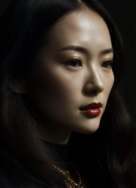 analog style, modelshoot style, close up portrait of sks woman wearing a post-human civilization living in virtual worlds, bold, dark colours, <lora:epiNoiseoffset_v2:1>, <lora:locon_zhangziyi_v1_from_v1_64_32:1.25>