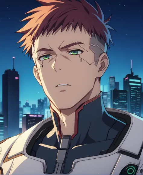 score_9,score_8_up,score_7_up,score_6_up,source anime BREAK, anime screencap,
1boy, solo, muscular, spacesuit, cyberpunk, night, futuristic, cityscape, neon, 
 <lora:Anime Screencap_epoch_10:1.2>