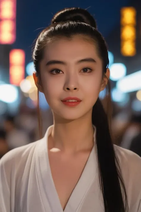 score_9,score_8_up,(masterpiece,best quality,ultra high res:1.1),prefect lighting,rating_explicit,very aesthetic BREAK
side_light,nsfw,bokeh,looking at viewer,
1girl,20yo,
the movie A Chinese Ghost Story,nie_xiaoqian,<lora:neg4all_bdsqlsz_xl_V7:1>,
<lora:RMSDXL_Enhance:1>,
light makeup,<lora:wzx_XL_0_:1>,wzx,outdoors,i only see you in the crowd,in the middle of a crowded street,