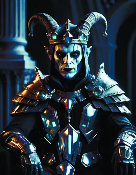 impressive ominous front! shot photo of a court jester! character fine portrait fine portrait mesmerizing visionary hyper cubes platinum cracked dark future dimensional space galactic crystal nebula edges elegant detailed intricate concept sharp focus ray tracing cinematic masterpiece temporal corruption beeple germ 84 k scifi glossy realistic canon eos r 3 fujifilm x - t 30 sony alpha izzio of field,<lora:add-detail-xl:1.6>,future city,science fiction <lora:Future_Citys_xl-000012:0.8>,crystalz <lora:crystalz-sdxl:0.7>,DonMn1ghtm4reXL <lora:DonMn1ghtm4reXL:0.6>,<lora:RoboXLv2:0.5>,by diegocr,<lora:FusionDraw9527_Nebula_SDXL_V2_4800:0.4>