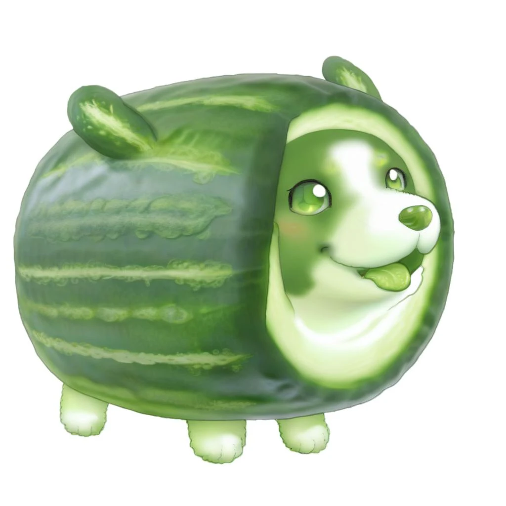 <lora:Fusion animal-000008:1>,fusion animal,The fusion of cucumbers and dogs,