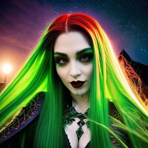 (best quality;  masterpiece,  colorful,  dynamic angle,  highest detailed)upper body photo,  fashion photography of cute succubus girl,  gothic,  large demon red wings (high resolution textures),  long green hair,  (abstract art),  half demon,  crimson cat iris,  cat eyes,  vampire very long fangs,  (intricate details,  hyperdetailed:1.15),  detailed,  moonlight passing through hair,  (official art,  extreme detailed,  highest detailed), <lora:patric-09:0.8>