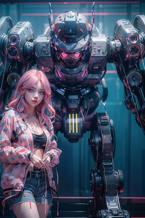 (extremely detailed CG unity 8k wallpaper,masterpiece, best quality, ultra-detailed, beautiful detailed eyes:1.2),best illumination, (best shadow, an extremely delicate and beautiful, bloom),
1gril,solo,pink eyes,pink hair,
neon_woman <lora:NeonWomanV1:0.5>