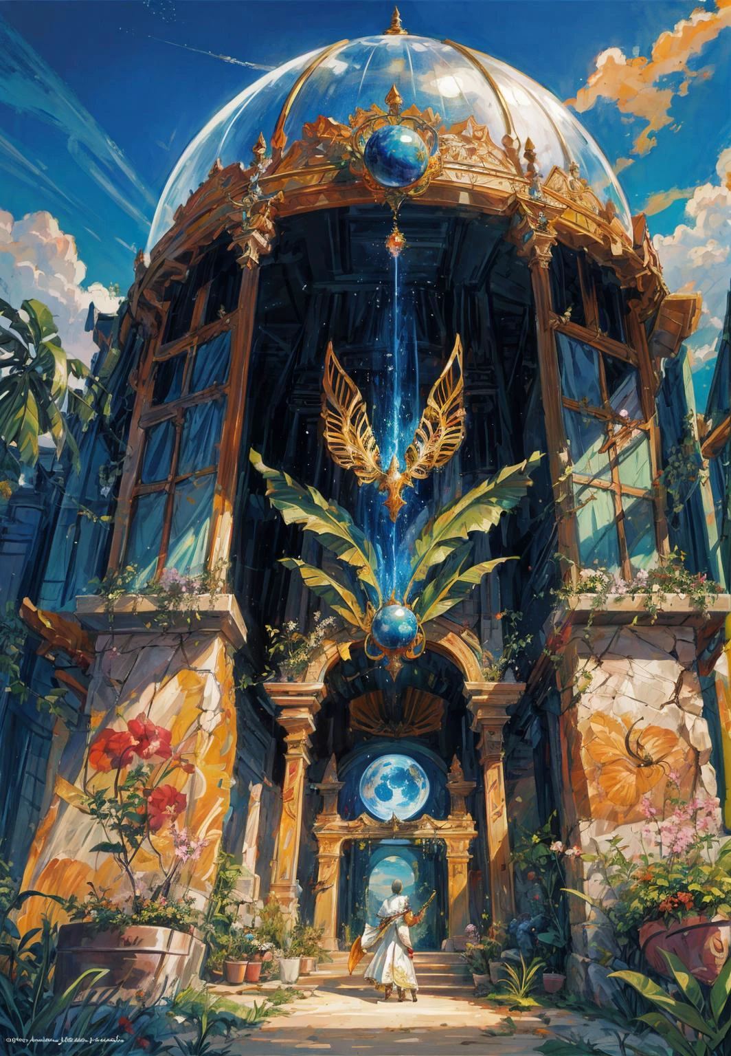 Art by Jercka Jacek
alien tropical planet with serene natur and human city
digital painting, highly detailed, intricated, intricated pose, clarity, high quality