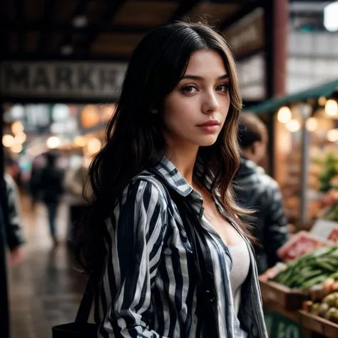 (Seattle Pike Place Market, SFW, raincoat, long-sleeve striped shirt, skinny jeans, ankle boots, browsing the market stalls, early morning:1.35) Instagram_Influencer_107_By_Stable_Yogi
Faceshot_By_stable_yogi
Styler_Embedding_By_Stable_Yogi
<lora:Detail Blaster By Stable Yogi:0.5>
(center_parted_long_wavy_hair)