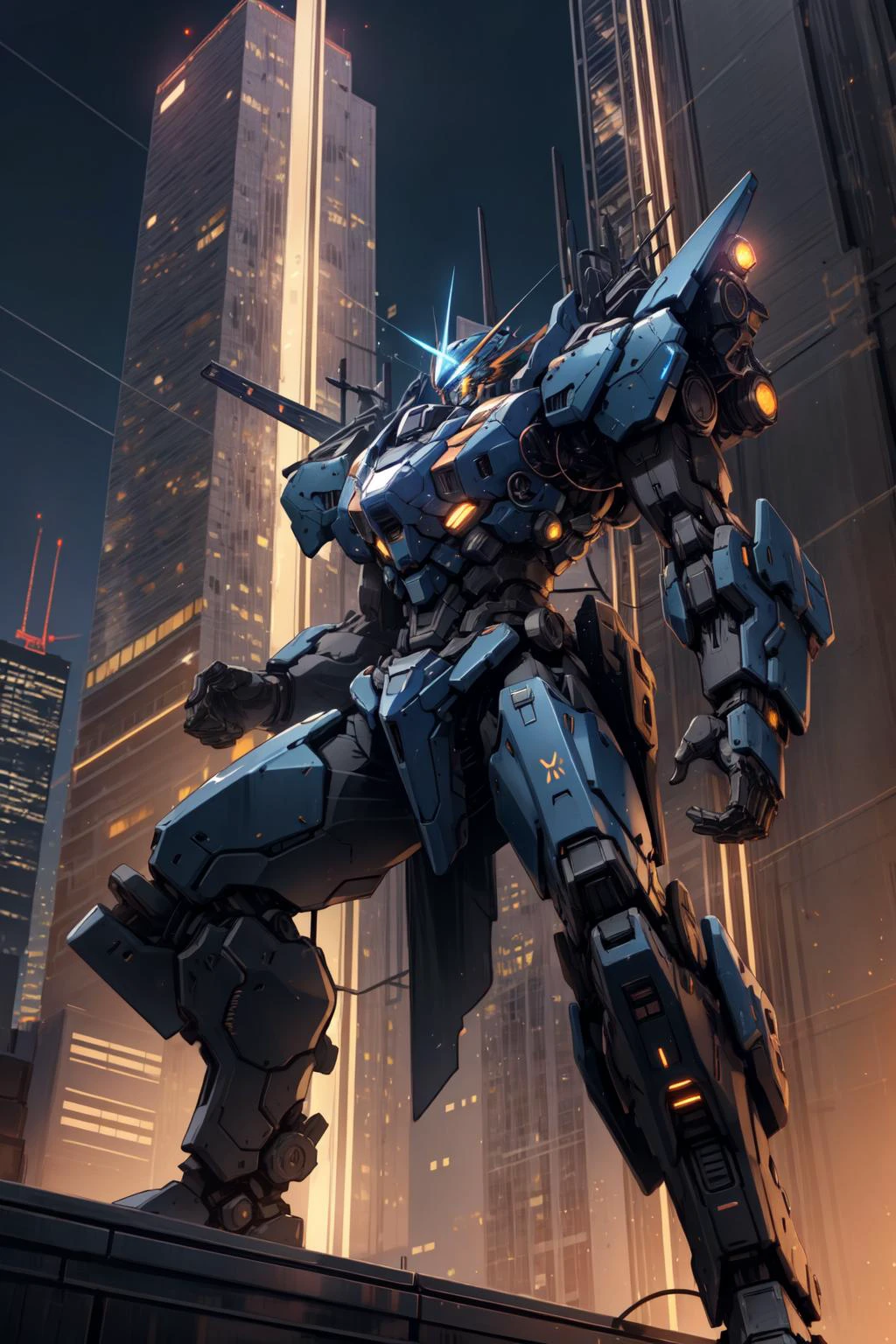 (masterpiece, best quality), intricate details,
<lora:Mecha:0.8> Mecha, city, skyscrappers, <lora:Unholy:0.8> sp3ct4, glowing lights, coursing electricity,