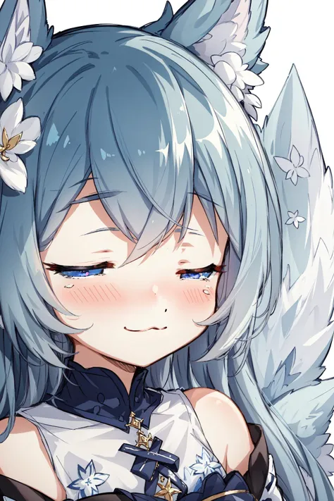 (masterpiece, best quality), intricate details, 8k, artstation, wallpaper, official art, splash art, sharp focus,
1girl, <lora:indie_silverfox-10:0.8> silverfox,
<lora:Chibiv2:0.8> sleepy expression,
