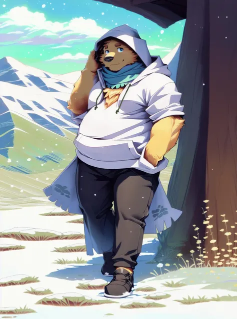 solo, <lora:cusith_mergev2:1>, cu sith, dog, yellow fur, yellow body, chubby male, <lora:add_detail:0.3><lora:nj5furry-v1_toon_nsfw:1.0>