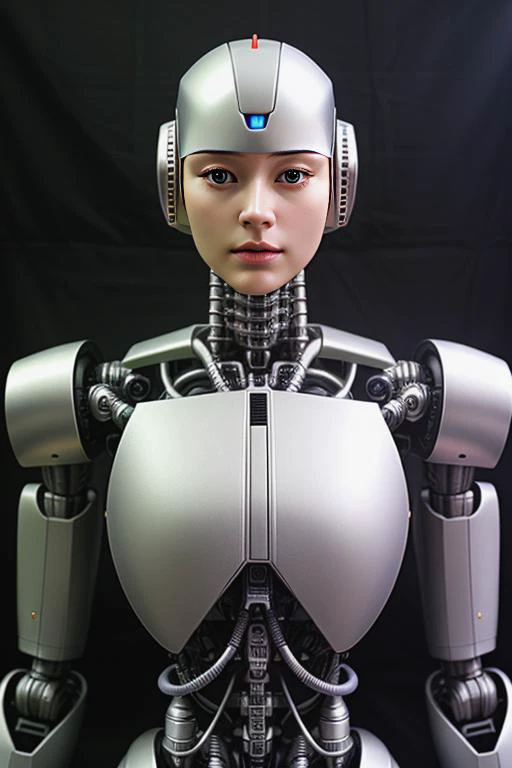 best quality, masterpiece,  robot, cybernetics, photo, realistic, highly detailed