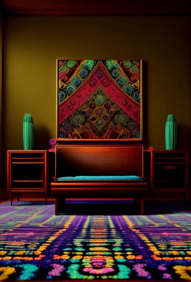 9((Hyper-Surrealistic ancient aatomic artifact))BREAK((((modern living room [mahogany | oak | maple | cherry |teak] furniture)))BREAK(((psychadelic trippy carpeting)))((Creative((Photo Masterpiece 8k wallpaper [Verb | adjective | pronoun])))BREAK(dodge and burn, corner edge darken vignette)((exposure POP!!!) hdr extremely intricate, High (Detail:1.1), Sharp focus, dramatic cinematic light, 8k textures, elegant, ((((cinematic look))))breathtaking, insane details))  <lora:Details-Slider:0.5> <lora:ExposureControl:0.7>  <lora:LCM_1-5:0.6> <lora:up-down_lighting:2> <lora:ColorTempSliders:3><lora:DepthOfFieldSliders:0.5> <lora:epiC35mm:0.3> <lora:HDhelper:0.6>  <lora:back-front_lighting:-2> <lora:ContrastControl:1.8> <lora:CuteHorrorSlider:0.9> <lora:Saturation:1.1>
