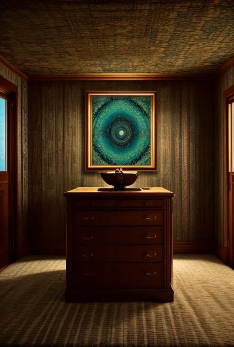 9((Hypersurrealistic ancient [Anunaki | Assyrian 
| Babylonian | Caananite] artifact))BREAK((((modern mansion  bedroom [mahogany | oak | maple | cherry |teak] furniture)))BREAK(((psychadelic trippy carpeting)))((Creative((Photo Masterpiece 8k wallpaper [Verb | adjective | pronoun])))BREAK(dodge and burn, corner edge darken vignette)((exposure POP!!!) hdr extremely intricate, High (Detail:1.1), Sharp focus, dramatic cinematic light, 8k textures, elegant, ((((cinematic look))))breathtaking, insane details))  <lora:Details-Slider:0.5> <lora:ExposureControl:0.7>  <lora:LCM_1-5:0.6> <lora:up-down_lighting:2> <lora:ColorTempSliders:3><lora:DepthOfFieldSliders:0.5> <lora:epiC35mm:0.3> <lora:HDhelper:0.6>  <lora:back-front_lighting:-2> <lora:ContrastControl:1.8> <lora:CuteHorrorSlider:0.9> <lora:Saturation:1.1>