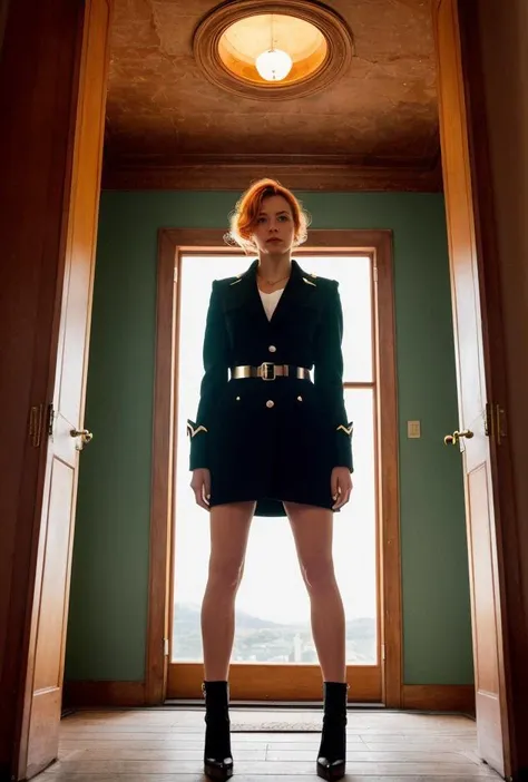 ((Clothed full body color photo masterpiece 28 yo female))((vivid awe inspiring totally unique sky))((6 foot tall apotheosis 28 yo [Latvian | Swiss | Danish] female President))BREAK(( [Mansion | Palace | military parade]))((powerful photorealistic style))BREAK((vibrant photo colorful sunset))((Quantum lightfield camera))BREAK(ideal phi ratio proportioned composition)(enthusiastic perspective)(tack sharp lens) ((style of [Vanity Fair| Atlantic magazine| pinup] photo)BREAK(post-processing: ((perfect HDR mid-level contrast)) oversharpen, expert dodge and burn, ISO 400 color film noise, corner darken vignette) <lora:BetterHands:5> <lora:DepthOfFieldSliders:0.7> <lora:detail_slider_v4:2> <lora:EmotionSliders:4> <lora:Film-Grain:0.4> <lora:HairLengthSlider:1.2> <lora:skinny_new_skin:0.6> <lora:ContrastControl:1.9<lora:ExposureControl:2.9> <lora:Better Portrait Lighting:2> <lora:Saturation:3> <lora:back-front_lighting:-3> <lora:up-down_lighting:3> <lora:detailSliderALT2:0.6>