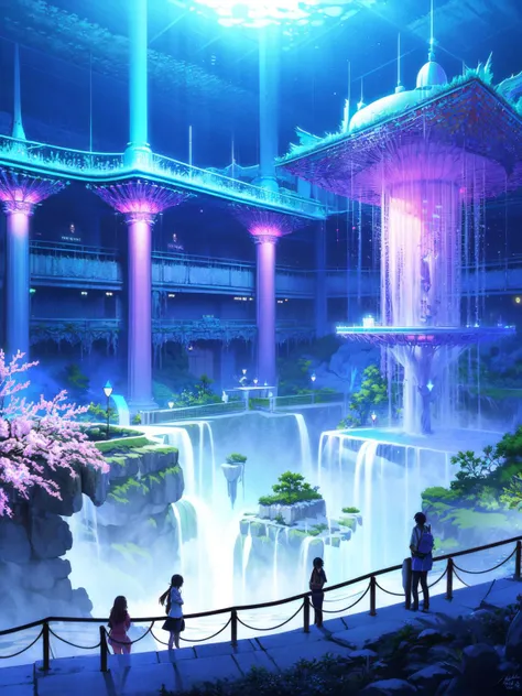 (floating museums):1.2,(crystal lagoons):1.3,(ultra-modern transportation):1.5,(luxury casinos):1.4,(glowing bridges):1.3,(futuristic airports):1.2,(floating theaters):1.4,(exotic underwater worlds):1.5,(crystal palaces at night):1.3,(futuristic art installations):1.2,