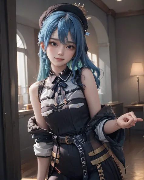 best quality, masterpiece, portrait, a photography of a beautiful girl, detailed face, naughty smile, (blush:1.2), blue hair, random background,
<lora:hoshimachi_suisei_v1:0.9> best quality, intricate details, <lora:add_detail:0.8:INA> hoshimachi suisei, (flat chest, small breasts), teen age, detailed face, (slim, athletic_body), (film_grain:1.1),
<lora:pureInnocentGirl_v10(Pure_Innocent_girl):0.5>, Pure_Innocent_girl,|} pureerosface_v1:0.125, (((torso))), pov, (((depth of field))), pale and lustrous skin,
vivid,detailed, realistic, beautiful, stunning lighting, stunning reflections, sun rise, bokeh mood, hanbok,