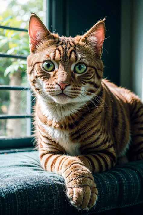 (best quality:1.4), (ultra highres:1.2), (photorealistic:1.4), (8k, RAW photo:1.2), ( cat : 1.3)