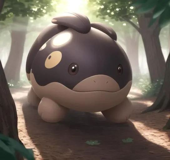 best quality, masterpiece, highres, detailed, digital artwork, <lora:Detail - add_detail:0.2>, ClodsirePKM, <lora:ClodsirePKM-10:0.9>, no humans, ._., creature, a brown creature with white spots on its back,